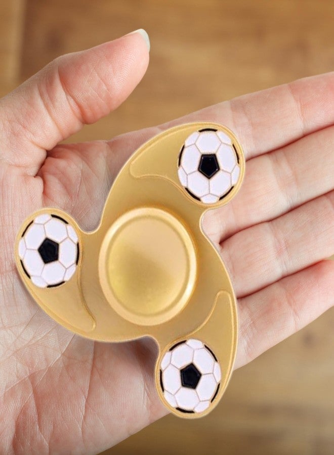 بريمسونس لعبة بريمسونز® الدوارة اليدوية المكتبية - لعبة حسية سريعة وسلسة لتخفيف التوتر للأطفال والكبار - هدية مثالية لحفلات أعياد الميلاد - معدنية - ذهبي + أسود - Image 3